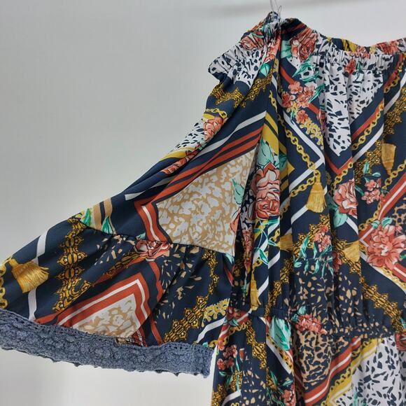 Speed Control 2X Knee Length Women's Dress Bell Sleeves - Picture 11 of 14